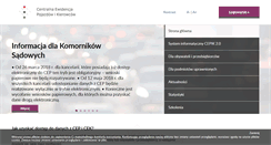 Desktop Screenshot of cepik.gov.pl